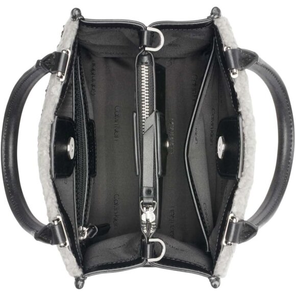 Vegan Leather Crossbody Bag Women Triple Compartment Zipper Slim Travel Purse - Picture 4 of 5